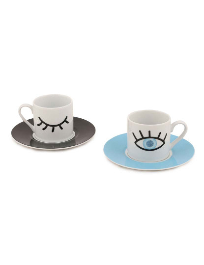 imagem de Conjunto de Chávenas de Café 4 Peças Multicor2