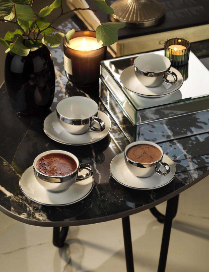 imagem de Conjunto de Chávenas de Café 4 Peças Multicor1