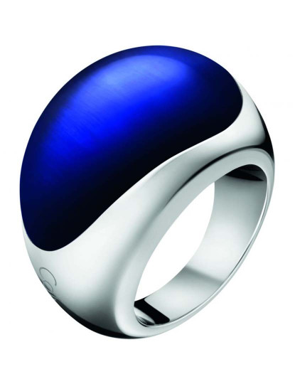 imagem de Anel Ring Ellipse Sst Po Azul Syn Stone 061