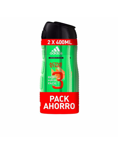 imagem de Gel de Banho Active Start 3 em 1 2x400Ml1