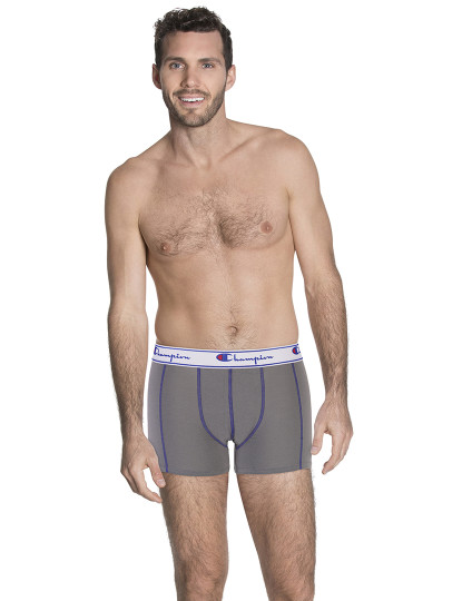 imagem de Pack 2 Boxers Homem Cinza/Azul com Logo2