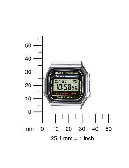 imagem de Relógio Casio Elegante Prateado com visor Quadrado 4