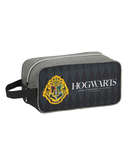 imagem de Bolsa para Sapatos de Viagem Hogwarts Preto Cinzento 1