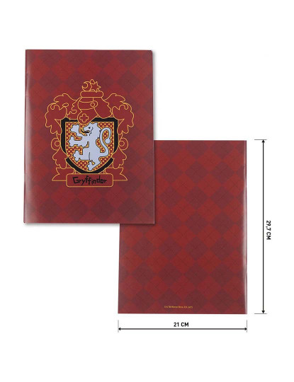 imagem de Conjunto de Papelaria Harry Potter 16 Peças Vermelho3