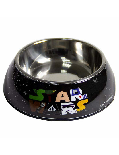 imagem de Comedouro para Cão Star Wars Melamina 180 ml Preto Metal2