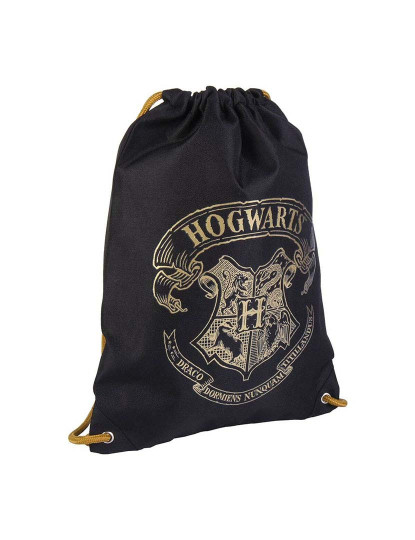 imagem de Mochila saco infantil Harry Potter Preto2