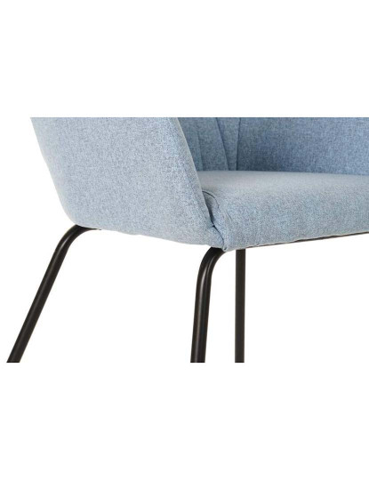 imagem de Cadeira Poliéster Metal Azul Celeste 4