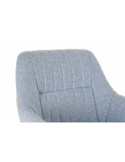 imagem de Cadeira Poliéster Metal Azul Celeste 3