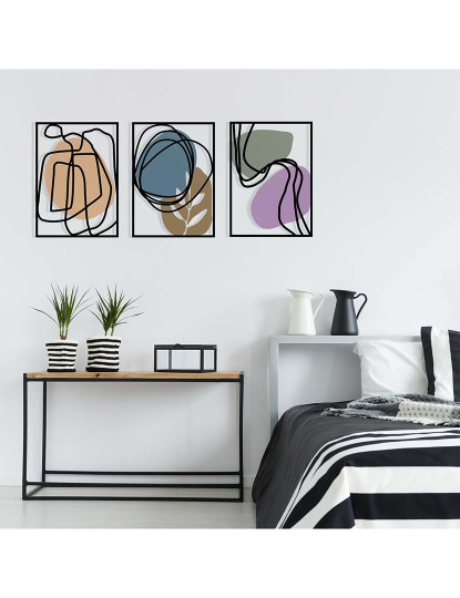 imagem de Decoração Parede Metal Viyana Pastel1