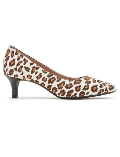 imagem de Sapatos De Salto Alto Senhora Kalila Pump Branco Leopardo2