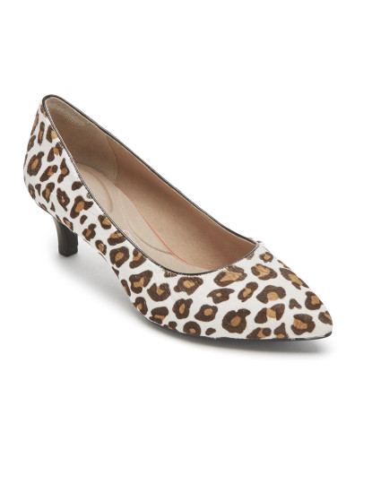 imagem de Sapatos De Salto Alto Senhora Kalila Pump Branco Leopardo1