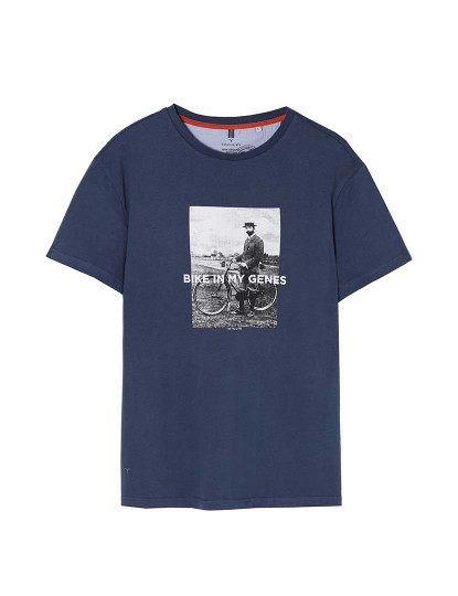 imagem de T-Shirt Homem Mikin 17 Azul Navy1