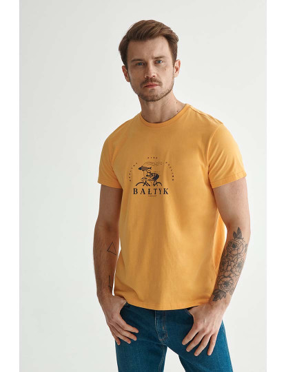 imagem de T-Shirt Homem Mikin 23 Amarelo1