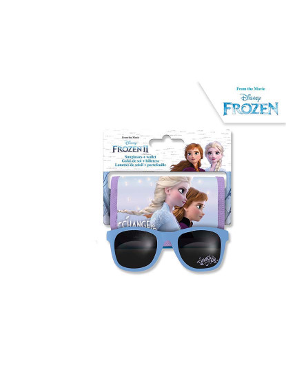 imagem de Conjunto Óculos De Sol + Carteira Frozen 21