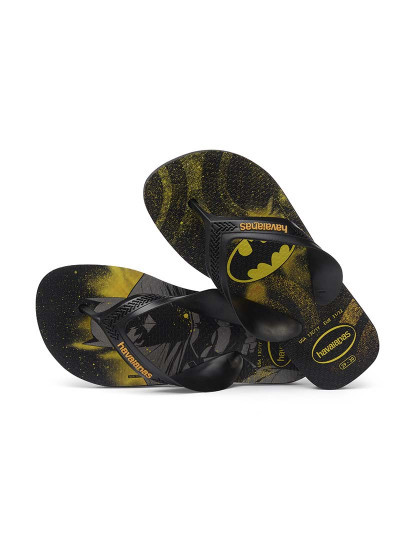 imagem de Havaianas Kids Max Herois Preto/Preto/ Citrus Laranja 4