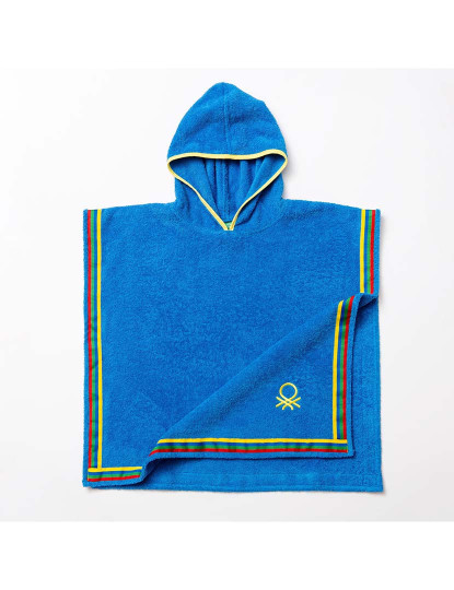 imagem de Roupão Benetton Poncho Azul 85 x 85 cm2