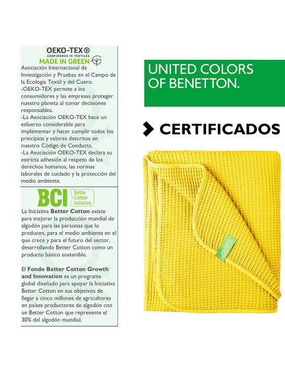 imagem de Manta Benetton Amarelo Foam10