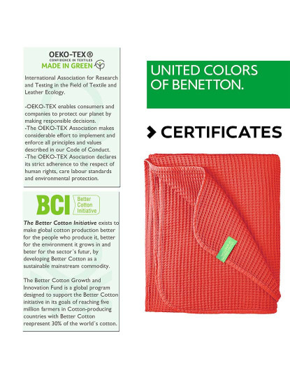 imagem de Manta Benetton Vermelho Foam4