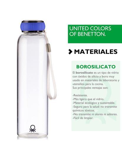 imagem de Garrafa de Água Azul 550Ml9