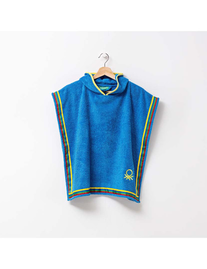 imagem de Roupão Benetton Poncho Azul 85 x 85 cm3