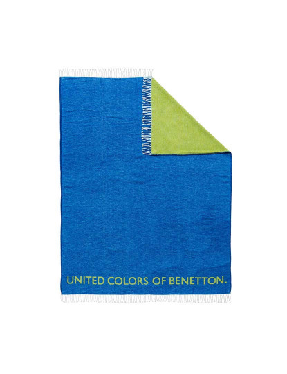 imagem de Manta Benetton RAINBOW BE Azul Verde2