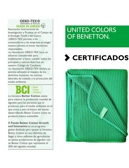 imagem de Manta Benetton Verde Foam10