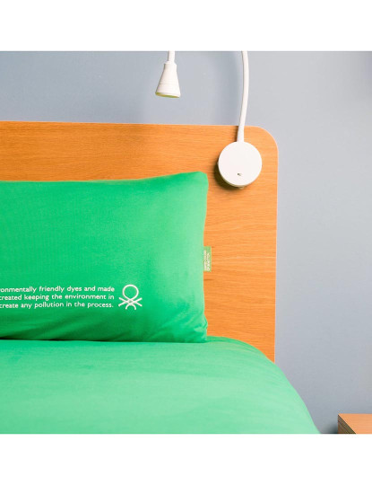 imagem de Conjunto de cama de 2 peças verde 140GSM7