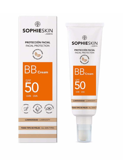 imagem de Creme Solar Facial BB Cream Sophieskin SPF50 50Ml1
