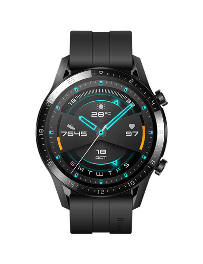 imagem de Huawei Watch GT 2 46mm Mostrador: Black  Pulseira: Rubber Black  Grau B1