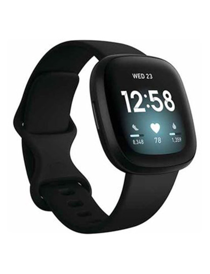 imagem de Fitbit Versa 3 Mostrador: Black  Pulseira: Rubber Black  Grau A2