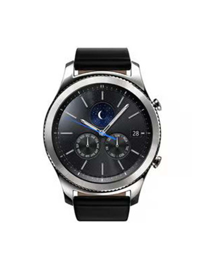 imagem de Samsung Gear S3 Classic R770 Mostrador: Silver  Pulseira: Leather Black  Grau B2