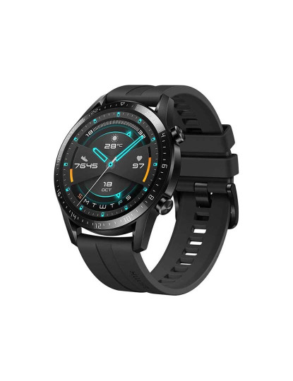 imagem de Huawei Watch GT 2 46mm Mostrador: Black  Pulseira: Rubber Black  Grau A+2