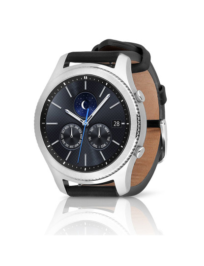 imagem de Samsung Gear S3 Classic R770 Mostrador: Silver  Pulseira: Rubber Black  Grau B1