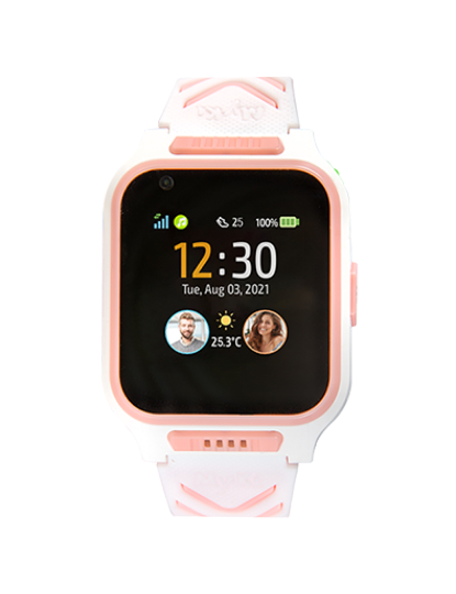 imagem de MyKi Watch 4 Mostrador: White  Pulseira: Rubber Pink  Grau A+2