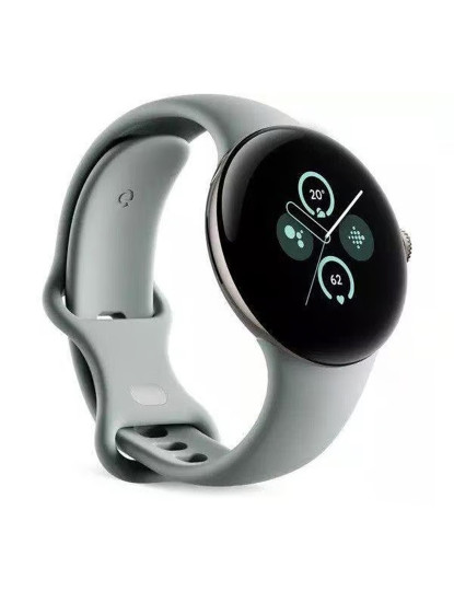 imagem de Google Pixel Watch 2 LTE Mostrador: Silver  Pulseira: Rubber Silver  Grau A3