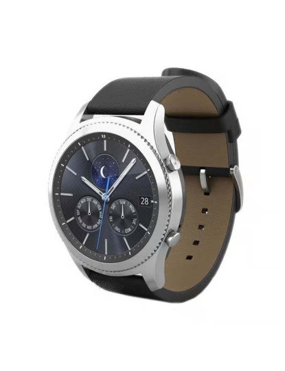 imagem de Samsung Gear S3 Classic R770 Mostrador: Silver  Pulseira: Leather Black  Grau B3