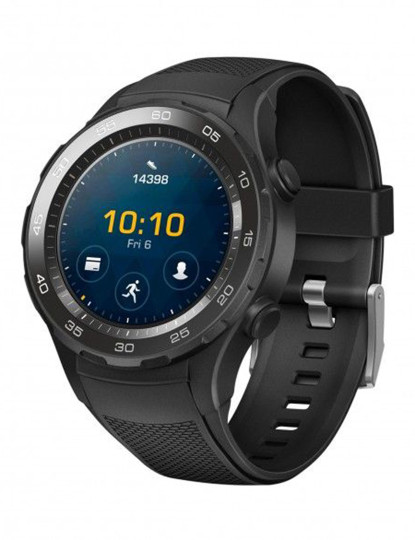 imagem de Huawei Watch 2 Mostrador: Black  Pulseira: Rubber Black  Grau B1