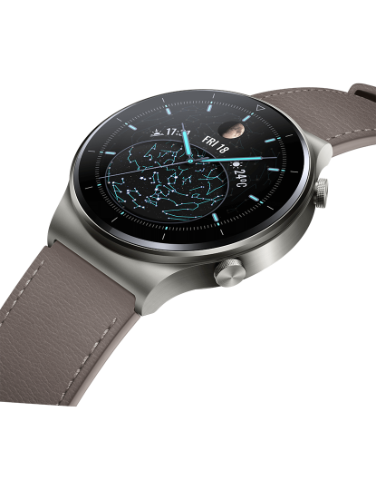 imagem de Huawei Watch GT 2 Pro 46mm Mostrador: Grey  Pulseira: Rubber Black  Grau A2