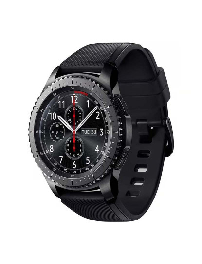 imagem de Samsung Gear S3 Frontier R760 Mostrador: Black  Pulseira: Leather Black  Grau B3