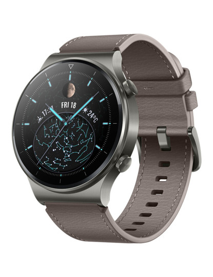 imagem de Huawei Watch GT 2 Pro 46mm Mostrador: Grey  Pulseira: Rubber Black  Grau A1