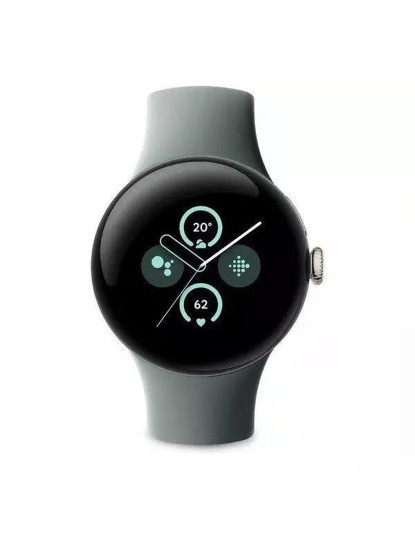 imagem de Google Pixel Watch 2 LTE Mostrador: Silver  Pulseira: Rubber Silver  Grau A2