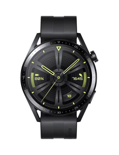 imagem de Huawei Watch GT 3 46mm Mostrador: Black  Pulseira: Rubber Black  Grau A1