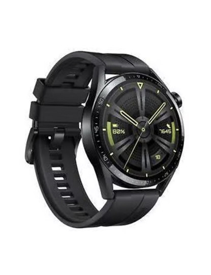 imagem de Huawei Watch GT 3 46mm Mostrador: Black  Pulseira: Rubber Black  Grau A3