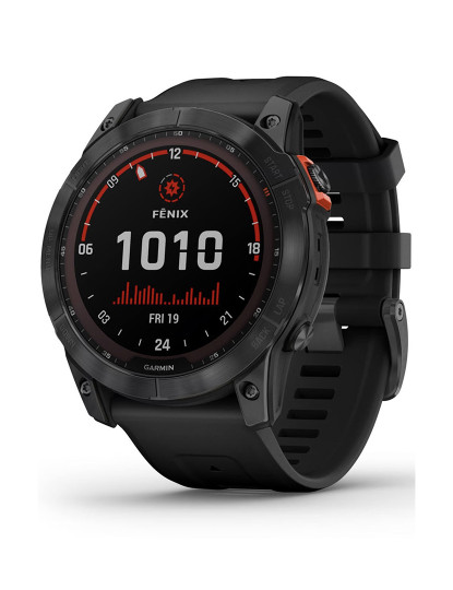 imagem de Garmin Fenix 7X - Solar Edition Mostrador: Grey  Pulseira: Rubber Black  Grau A1