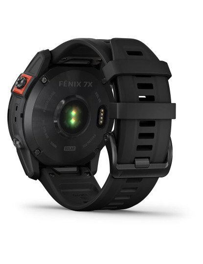 imagem de Garmin Fenix 7X - Solar Edition Mostrador: Grey  Pulseira: Rubber Black  Grau A6