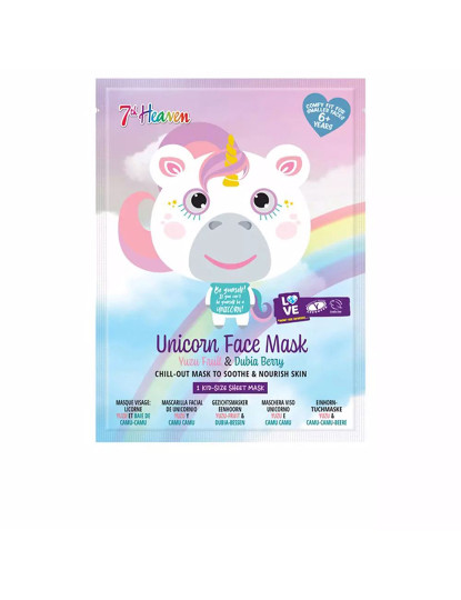 imagem de Máscara Facial Animal Unicorn 1Ud1
