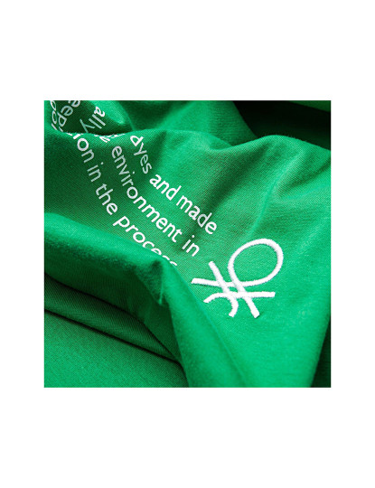 imagem de Conjunto de cama 2 peças (capa de edredão 155x220cm + fronha 80x80cm) 140gsm 100% algodão verde unido em Benetton verde5