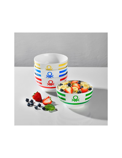 imagem de Conjunto de 2 taças verdes em porcelana new bone rainbow Benetton4