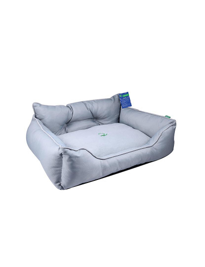 imagem de Cama para animais de estimação 65x50x20cm poliéster cinza Benetton be1