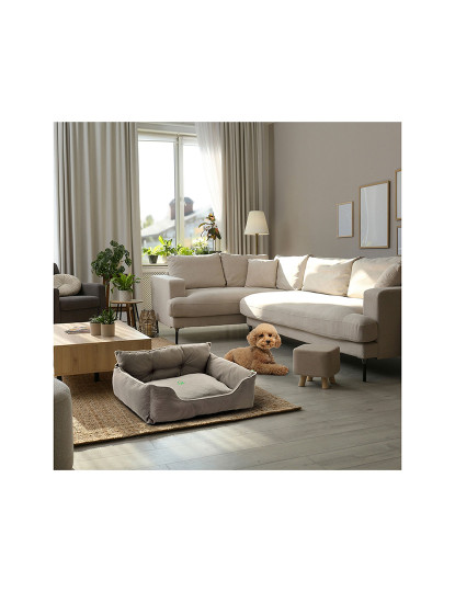 imagem de Cama para animais de estimação 50x40x18cm poliéster marrom Benetton be9